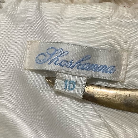 🛍️ SHOSHANNA Printed Halter-back Babydoll Straps Dress  NWT - Size 10 - Picture 13 of 15